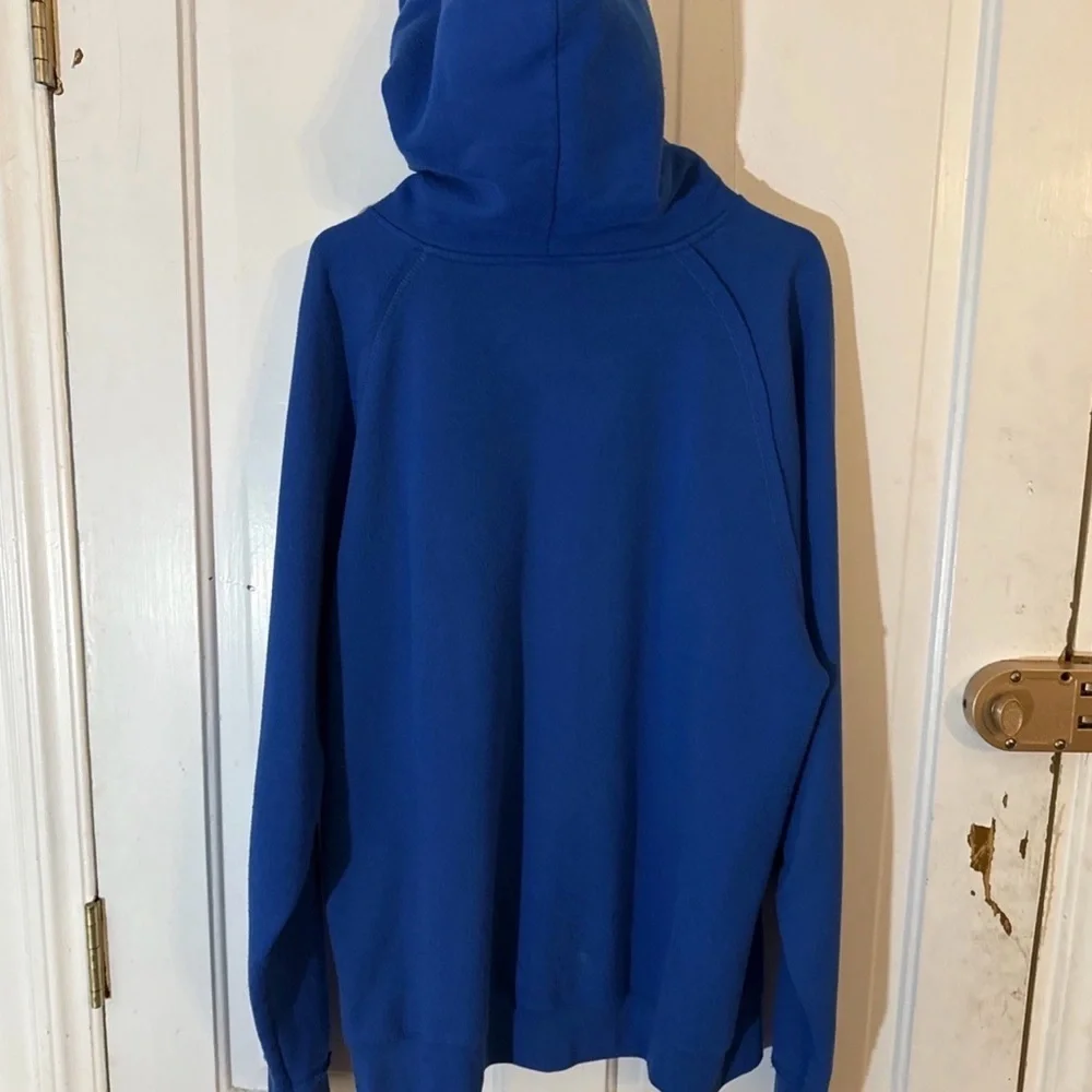 UK zip Up Hoodie Size L NCAA Distressed Logo. Excellent Condition